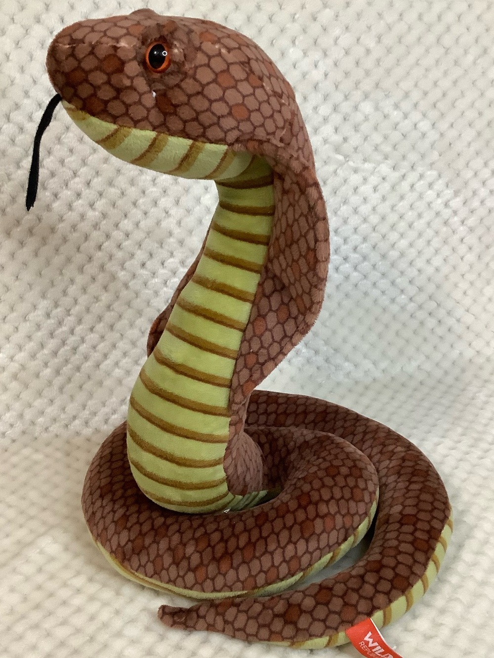 Wild Republic Cuddlekins Plush Cobra Snake Stuffed Animal Toy